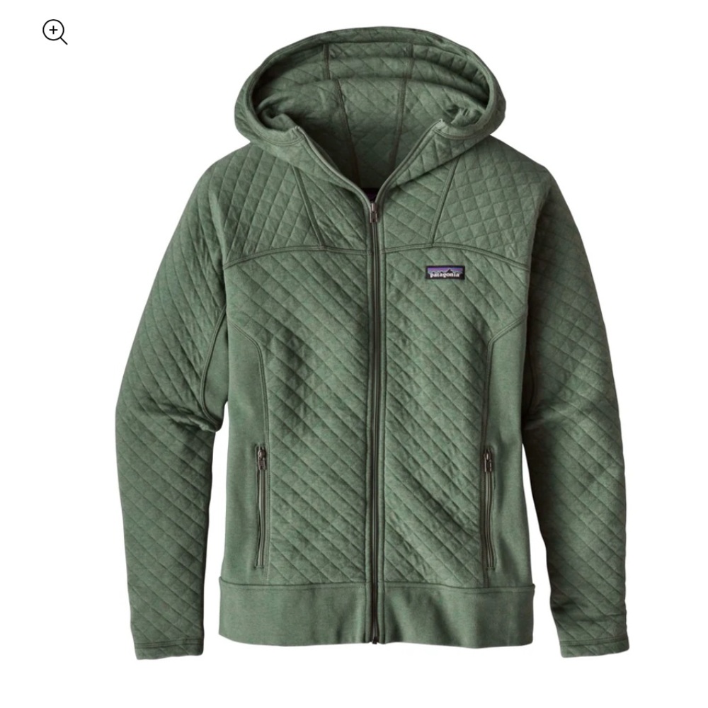 Patagonia Green Quilted Hoodie